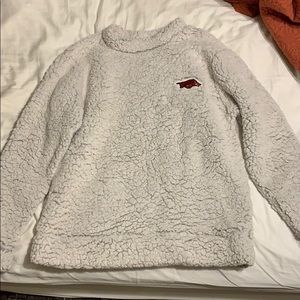 University of Arkansas Fluffy Pullover